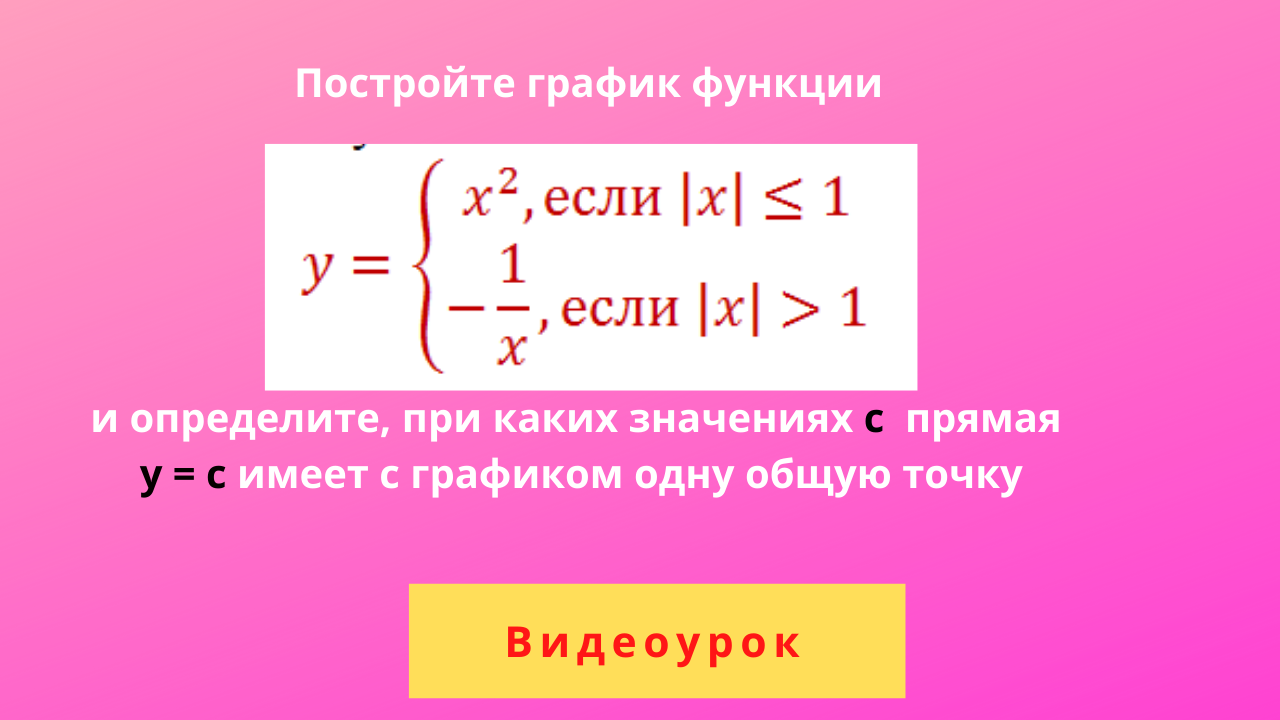 Кусочно-непрерывные функции. Урок 1 | Подготовка к ОГЭ по математике