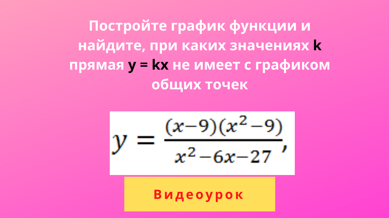 При каком значении k прямые. Постройте график функции y x2 9 какое наибольшее число общих точек. Y KX B=0.